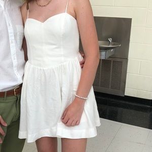 URBAN OUTFITTERS KIMCHI BLUE WHITE DRESS